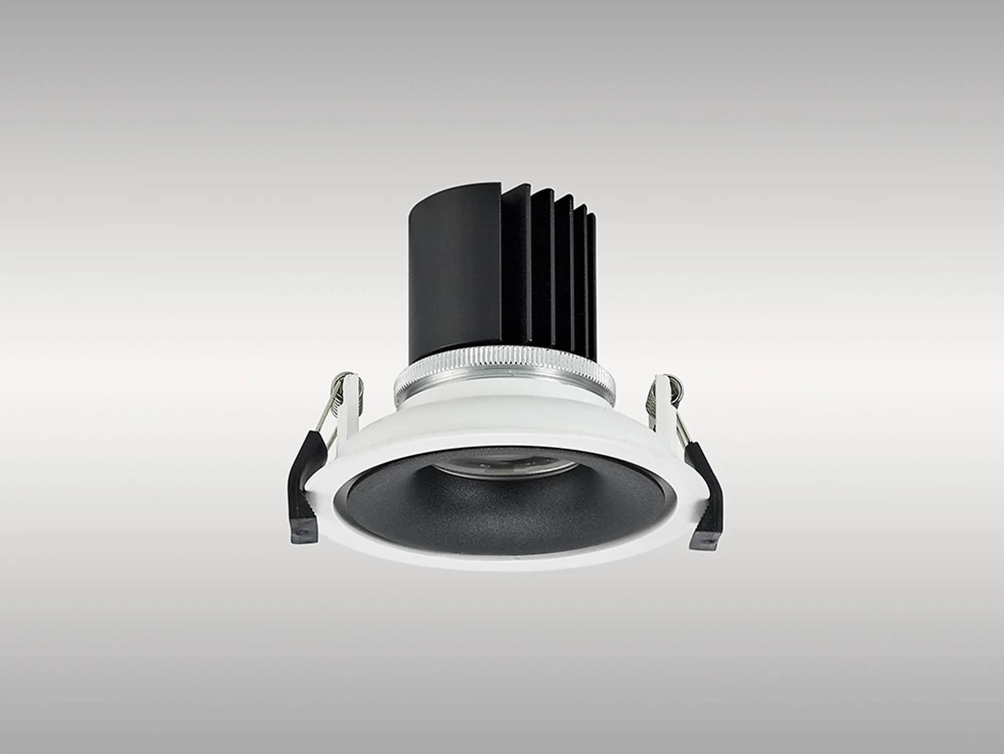 Bolor 9 Tridonic Powered 9W 3000K 840lm 36° CRI>90 LED Engine White/Black Fixed Recessed Spotlight, IP20 DM202027  Dlux Bolor 9